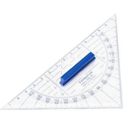 STAEDTLER 568 36 Geodriehoek mit Griff - Geometrieset STAEDTLER 568 36 Geodriehoek mit Griff - Geometrieset