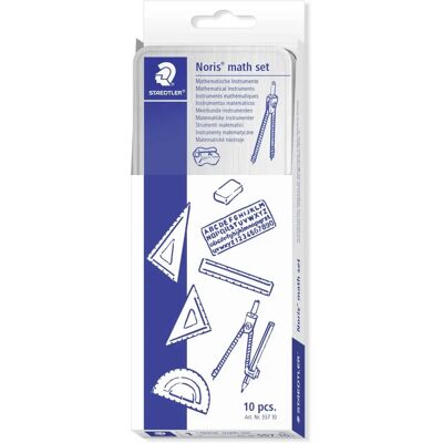 Staedtler 557 Mathe-Set - Geometriewerkzeuge für Schule & Zuhause Staedtler 557 Mathe-Set - Geometriewerkzeuge für Schule & Zuhause