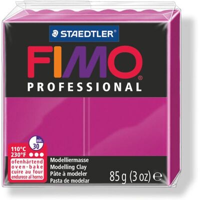 Staedtler Fimo Professionelle Polymer Clay - Magenta - 85g - Polymer Clay Staedtler Fimo Professionelle Polymer Clay - Magenta - 85g - Polymer Clay
