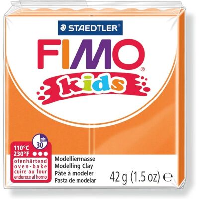 FIMO Kids Orange Modellervoks - 42g - Kreativ Håndværk FIMO Kids Orange Modellervoks - 42g - Kreativ Håndværk