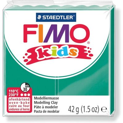 FIMO Kids Grøn 42g Modellervoks - Blød, Sikker for Børn FIMO Kids Grøn 42g Modellervoks - Blød, Sikker for Børn
