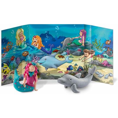 Staedtler 8034 12 LY Fimo Kids Zestaw Kształtuj i Graj Syrena - Zabawka plastyczna Staedtler 8034 12 LY Fimo Kids Zestaw Kształtuj i Graj Syrena - Zabawka plastyczna