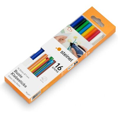 Steinel NEO 1-16 Bastões de cola quente coloridos - Tipo de cola Steinel NEO 1-16 Bastões de cola quente coloridos - Tipo de cola