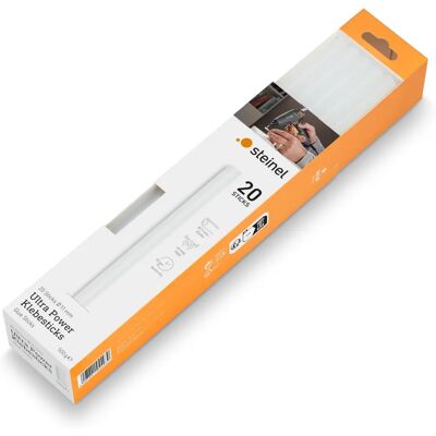 Bastoncini di colla Steinel Ultra Power - 11mm, 25cm, 20 pz Bastoncini di colla Steinel Ultra Power - 11mm, 25cm, 20 pz