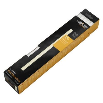 Steinel 052430 Bastões de cola quente transparentes - 11mm x 300mm - 20 pcs Steinel 052430 Bastões de cola quente transparentes - 11mm x 300mm - 20 pcs