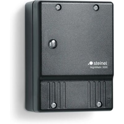 Steinel NightMatic 3000 Twilight Switch - Outdoor, Black Steinel NightMatic 3000 Twilight Switch - Outdoor, Black
