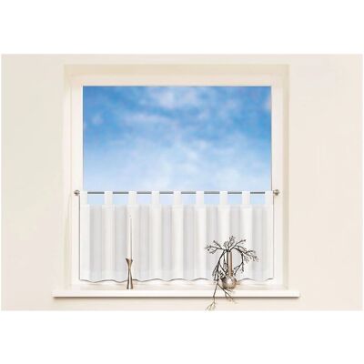 GERSTER Feodora Weiße halbtransparente Gardine 50x145 cm GERSTER Feodora Weiße halbtransparente Gardine 50x145 cm