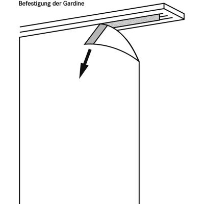 Gerster Pius Weiße Raumteiler Gardine Gerster Pius Weiße Raumteiler Gardine