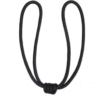 GERSTER - Salomea - Schwarz - 65 cm - Curtain tieback GERSTER - Salomea - Schwarz - 65 cm - Curtain tieback