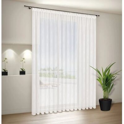 GERSTER Vera Weiße transparente Voile Gardine - Produktart GERSTER Vera Weiße transparente Voile Gardine - Produktart