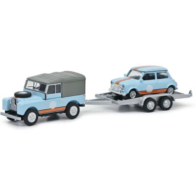 Schuco Land Rover 1:87 Modellauto - Britisches Rennequipe Schuco Land Rover 1:87 Modellauto - Britisches Rennequipe