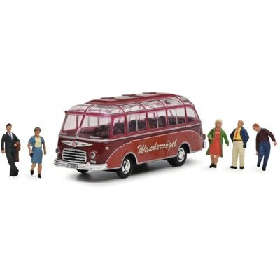Schuco Setra S6 Busmodell - Vorgefertigt - 1:87 Schuco Setra S6 Busmodell - Vorgefertigt - 1:87