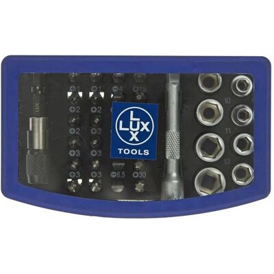 LUX-TOOLS Classic 34-tlg. Bit- und Innensechskant-Set LUX-TOOLS Classic 34-tlg. Bit- und Innensechskant-Set