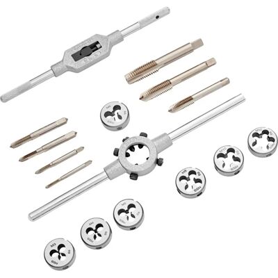 Lux-Tools - LUX - M3-M12 Gewindebohrer - HSS-Stahl - Tapping set Lux-Tools - LUX - M3-M12 Gewindebohrer - HSS-Stahl - Tapping set