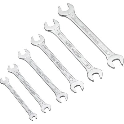 Set di 6 chiavi a forchetta doppia Lux-Tools - 6-17mm Set di 6 chiavi a forchetta doppia Lux-Tools - 6-17mm