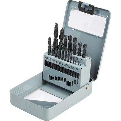 Lux-Tools - LUX HSS-R - Ø1-10 mm - 19 Stk - Bohrerset Lux-Tools - LUX HSS-R - Ø1-10 mm - 19 Stk - Bohrerset