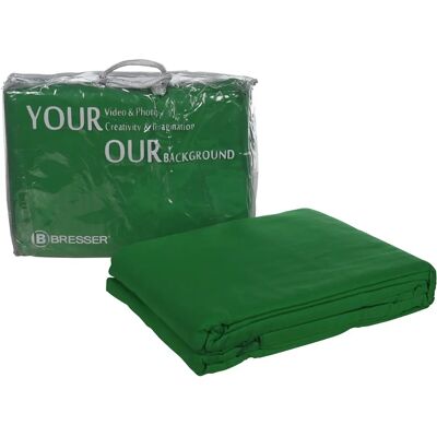 BRESSER Y-9 Green Background Cloth 2.5x3m - Background Type BRESSER Y-9 Green Background Cloth 2.5x3m - Background Type