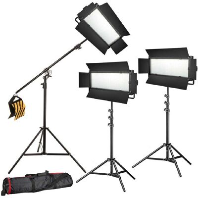 Kit de Focus LED Profesional Bresser LG-1200 - Kit de Iluminación Kit de Focus LED Profesional Bresser LG-1200 - Kit de Iluminación