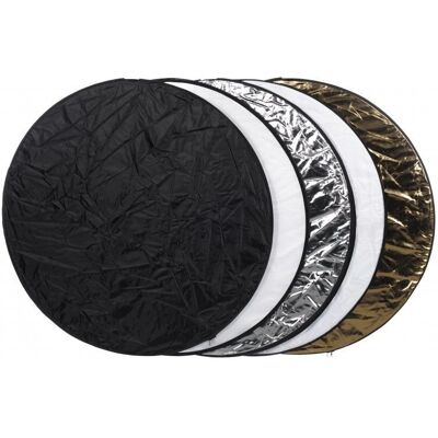 BRESSER BR-TR1 Reflector Plegable 5 en 1 - Redondo 60cm BRESSER BR-TR1 Reflector Plegable 5 en 1 - Redondo 60cm