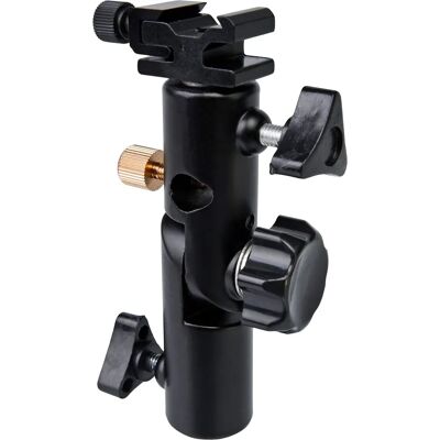 Support Flash Bresser B-31 Réglable - Ouverture pour Parapluie de Studio Support Flash Bresser B-31 Réglable - Ouverture pour Parapluie de Studio