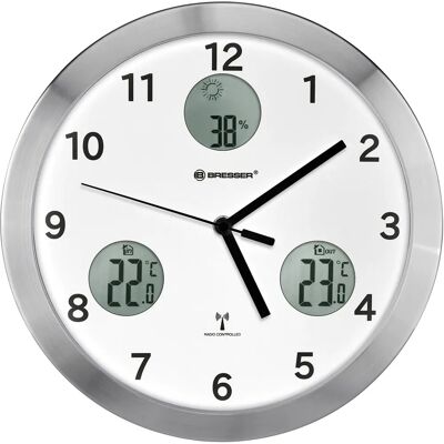 Bresser MyTime IO Wanduhr - Temperatur & Luftfeuchtigkeit Bresser MyTime IO Wanduhr - Temperatur & Luftfeuchtigkeit