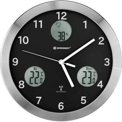 Reloj de Pared Radiocontrolado Bresser Mytime io con Temperatura y Humedad Reloj de Pared Radiocontrolado Bresser Mytime io con Temperatura y Humedad