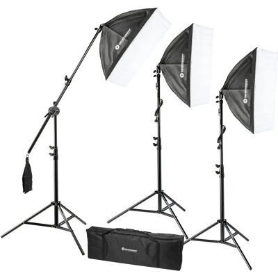Conjunto de Luz Diurna Bresser BR-2240 - Kit de Iluminación en Estudio Conjunto de Luz Diurna Bresser BR-2240 - Kit de Iluminación en Estudio