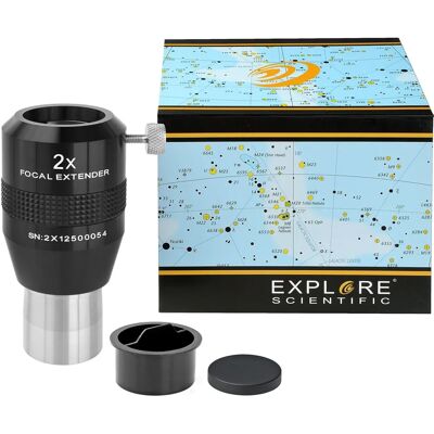 Teleconvertidor Explore Scientific 2x - Negro Teleconvertidor Explore Scientific 2x - Negro