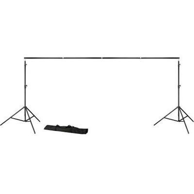 BRESSER BR-D23 Hintergrundstütze - Verstellbarer Stand für Stoff, Papier, Vinyl BRESSER BR-D23 Hintergrundstütze - Verstellbarer Stand für Stoff, Papier, Vinyl