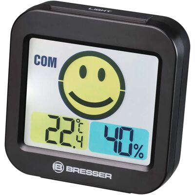 Bresser Temeo Smile - Station Météo - Moniteur de Climat Intérieur - Publicité Bresser Temeo Smile - Station Météo - Moniteur de Climat Intérieur - Publicité