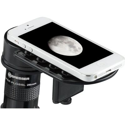 Deluxe adaptér na smartphone BRESSER pro teleskopy a mikroskopy - Bezpečný, Nastavitelný, Kompatibilní Deluxe adaptér na smartphone BRESSER pro teleskopy a mikroskopy - Bezpečný, Nastavitelný, Kompatibilní