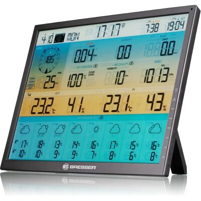Station météo Bresser - Wi-Fi 8 jours 7 en 1 avec base supplémentaire - Publicité Station météo Bresser - Wi-Fi 8 jours 7 en 1 avec base supplémentaire - Publicité