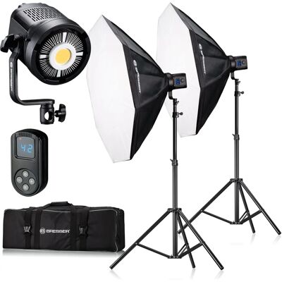 Bresser Blanco LED Studio Lights - Dual 80W COB Kit Bresser Blanco LED Studio Lights - Dual 80W COB Kit