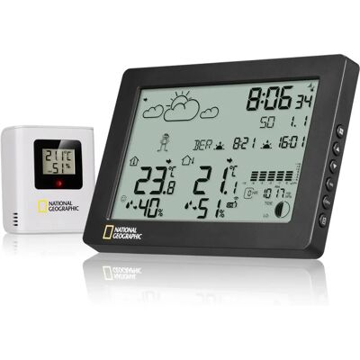 Bresser National Geographic 9070110 - Stazione Meteo - Temperatura e Umidità Bresser National Geographic 9070110 - Stazione Meteo - Temperatura e Umidità