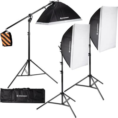 Ensemble d'éclairage LED lumière du jour Bresser BR-235B - Kit d'éclairage - Publicité Ensemble d'éclairage LED lumière du jour Bresser BR-235B - Kit d'éclairage - Publicité