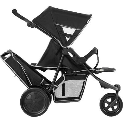 Poussette Double Hauck Freerider - Réglable & Pliable Poussette Double Hauck Freerider - Réglable & Pliable