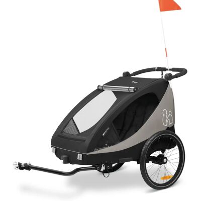 Hauck Dryk Duo Plus - Baby Fahrradanhänger und Buggy Hauck Dryk Duo Plus - Baby Fahrradanhänger und Buggy