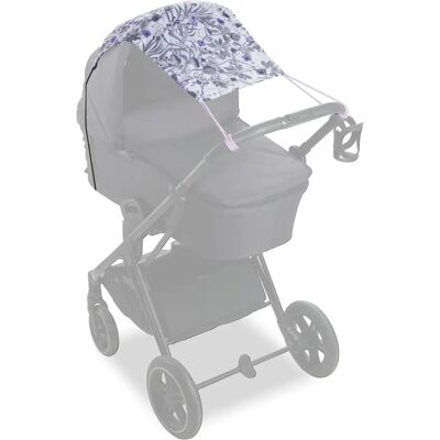 Hauck Pare-soleil pour Poussette - Floral Grey UV Protection Hauck Pare-soleil pour Poussette - Floral Grey UV Protection