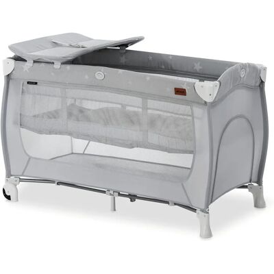 Hauck Stars Sleep N Play Center 4 in 1 Travel Cot - Grey Hauck Stars Sleep N Play Center 4 in 1 Travel Cot - Grey