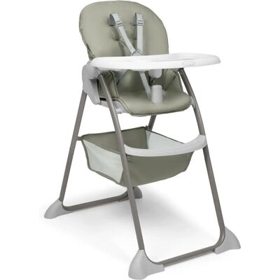 Chaise haute Hauck Sit N Fold - Rembourrée, Gris, Sauge, Blanc - Sécurité & Confort - Publicité Chaise haute Hauck Sit N Fold - Rembourrée, Gris, Sauge, Blanc - Sécurité & Confort - Publicité