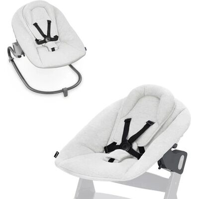 Hauck Alpha Bouncer Premium Rimbalzino per Neonati Grigio Chiaro - Rimbalzino Hauck Alpha Bouncer Premium Rimbalzino per Neonati Grigio Chiaro - Rimbalzino