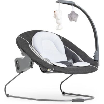 Hauck Alpha Bouncer Deluxe - Babywippe - Grau Hauck Alpha Bouncer Deluxe - Babywippe - Grau