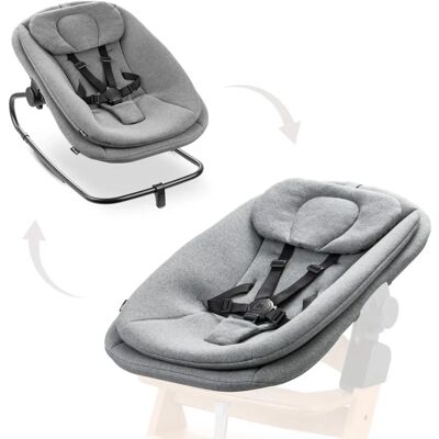 Hauck Babywippe Alpha+ Dunkelgrau Melange - Hochstuhl Wippe, Babywippe, Dark Grey Melange Hauck Babywippe Alpha+ Dunkelgrau Melange - Hochstuhl Wippe, Babywippe, Dark Grey Melange