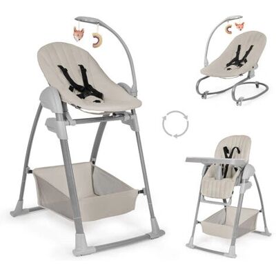 Hauck - Sit N Relax - Beige - 3in1 kinderstoel Hauck - Sit N Relax - Beige - 3in1 kinderstoel