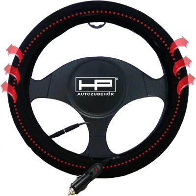 HP Autozubehör Heated Steering Wheel Cover - 36-38cm - Car Accessory HP Autozubehör Heated Steering Wheel Cover - 36-38cm - Car Accessory