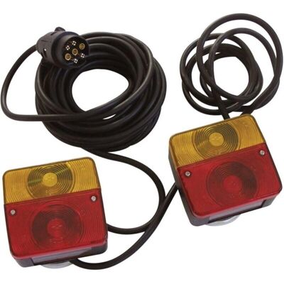 HP Autozubehör Trailer Lighting Kit - 7-Pole, Magnetic, 12V HP Autozubehör Trailer Lighting Kit - 7-Pole, Magnetic, 12V