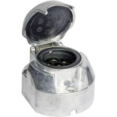 HP Autozubehör 28431 Trailer Socket Aluminium HP Autozubehör 28431 Trailer Socket Aluminium