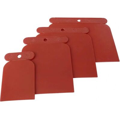 HP 45284 Spachtel - Größen: 50mm, 75mm, 100mm, 120mm - Kunststoff - Rot HP 45284 Spachtel - Größen: 50mm, 75mm, 100mm, 120mm - Kunststoff - Rot