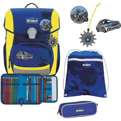 Scout Neo Schulranzen-Set 4-tlg. Blue Police Scout Neo Schulranzen-Set 4-tlg. Blue Police
