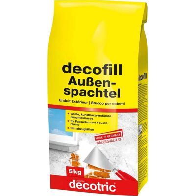 Decotric decofill 10mm 5kg - Enduit pour intérieur et extérieur - Publicité Decotric decofill 10mm 5kg - Enduit pour intérieur et extérieur - Publicité